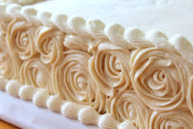Triple Layer Half Sheet Rose Cake I Love This Wedding Sheet Cakes Sheet Cake Designs Birthday Sheet Cakes