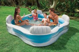 Maybe Shawn Will Let Me Get This Amazon Com Intex Swim Center Family Lounge Pool Family Lounge Pool Portable Swimming Pools Intex Swimming Pool