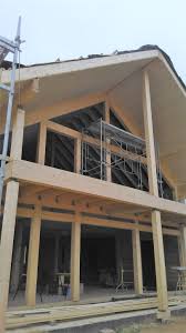 Maison En Bois Contre Colle Chalet En Kit Maison En Bois En 2020 Maison Bois Maison Bois Rond Maison Ossature Bois