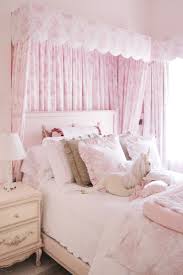 Pink Girls Bedroom With Canopy In 2020 Pink And White Bedroom Furniture Luxury Kids Bedroom Pink Bedroom Furniture