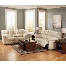 The Kennard Cream Living Power Room Set By Signature Design By Ashley Furniture Takes Stylish Leather Living Room Set Sectional Sofa With Recliner Furniture