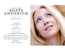 Agata Antoniuk's Instagram, Twitter & Facebook
