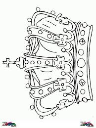 The little queen and the king are sitting on a flower. Printable King And Queen Crown Coloring Pages Novocom Top