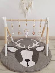 arche d eveil en bois portique d eveil en bois etsy wooden design baby baby sense