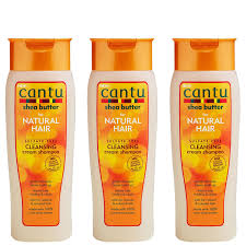 Natural sulfate free herbal private label hair shampoo and conditioner set for curly hair anti hair loss shampoo. Cantu Gift Sets Shea Butter For Natural Hair Sulfate Free Cleansing Cream Shampoo Trio 400ml X 3 Gifts Sets