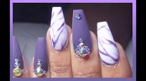 Hi guys welcome to my channel in this video i am doing a set of matt black and violet nails with foil and netting products used are : How To Matte Eggplant Marble Acrylic Nails Full Set Youtube