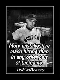 There will be a number of new health and safety protocols in place, including increased signage throughout the ballpark to enforce social distancing and new mobile ordering from concession stands. Baseball Motivation Poster Ted Williams Boston Red Sox Photo Quote Wall Art 5x7 Quot 11x14 Quot More Mistakes Ted Williams Baseball Quotes Baseball Playoffs