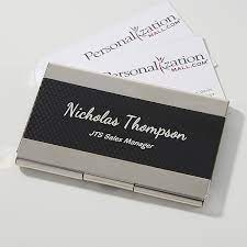 5 out of 5 stars. Personalized Black Silver Business Card Case Contemporary