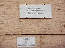 Il Sabato Del Villaggio Wikipedia
