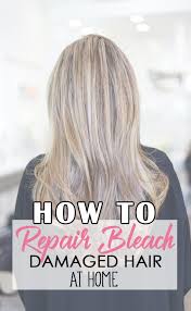 Kandasamy recommends using one bleach mixture with a 30v developer for the length of the hair and then another bleach mixture with a 20v developer for the roots. Do You Have Bleach Damaged Hair Here Are The Exact Products And Techniques I Have Used To Bleach Damaged Hair Bleached Hair Repair Treatment For Bleached Hair