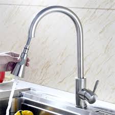 The brass water way is finished in a beautiful brushed nickel finish. Buy Brushed Nickel Kitchen Faucet Pull Out Sprayer Single Hole Swivel Sink Mixer Tap At Affordable Prices Free Shipping Real Reviews With Photos Joom