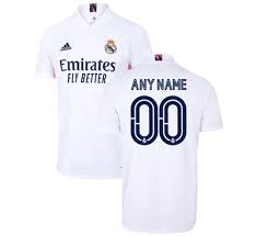 Buy online today and have delivered to your door. Custom Mens Real Madrid Home Shirt 20 21 White Real Madrid Cf Us Shop