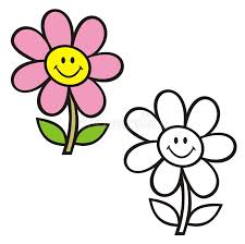 Check spelling or type a new query. Stem And Flower With Smiley Face Coloring Book Stock Vector Illustration Of Crayon Contour 116415771