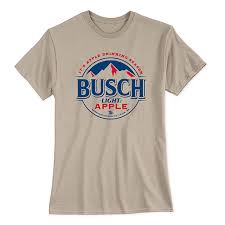 Busch Light Apple T Shirt The Beer Gear Store
