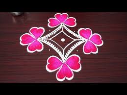 Simple And Small Flower Rangoli Designs Diwali Kolam Art Designs 2018 Muggulu For Kids Youtube Rangoli Designs Flower Rangoli Big Rangoli Designs