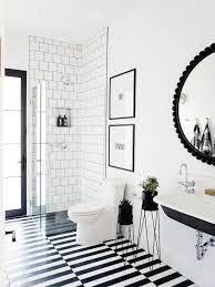 There are many ways to incorporate white in to your bathroom including white vanity cabinets, molding, paint, counter tops and flooring. 50 Black And White Bathrooms Black And White Bathroom Ideas Hgtv