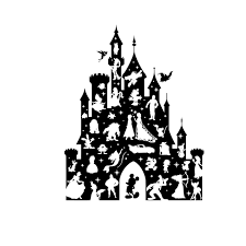 Disney castle with characters svg. Pin By Adrienne Steffes On Disney Cricut Ideas Disney Silhouette Art Disney Silhouette Disney Castle Silhouette