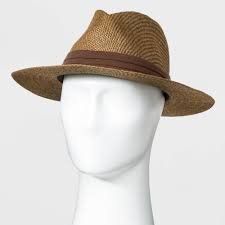 Men S Panama Paper Straw Hat Goodfellow Co Brown M L Men S Size Medium Large Straw Hat Mens Accessories Panama Hat Women