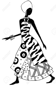 Artwork African Art Black And White Black And White African Woman Vector African Paintings African Art Paintings African Women Art