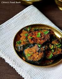Big Brinjal Fry Recipe Eggplant Roast For Rice South Indian Kathirikai Masala Fry Recipe Indian Food Recipes Indian Side Dishes Recipes