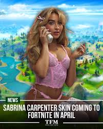 Sabrina Carpenter's long-awaited Fortnite skin collab is set for ...