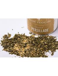 A dish finished in this fashion is often described as a persille. Persillade Spice Mix