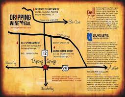 Dripping Wine Trail Map In 2021 Wine Trail Dripping Springs Printable Maps