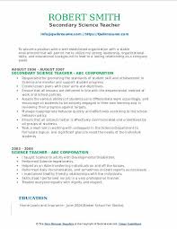 These resume samples can help you create the best resume that you can send in to human resources. Science Teacher Resume Samples Qwikresume