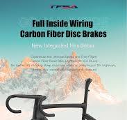 Carbon Fiber Road Bike Frame Disc Brake 27.2mm with Integrated Seatpost Fork