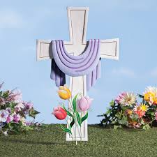 Check spelling or type a new query. Easter Cross Outdoor Decor Metal Miles Kimball