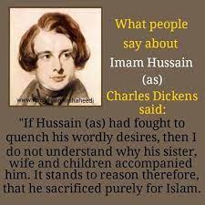 what charles dickens said about imam hussain
