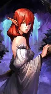 30 Mesmerizing Elf Illustrations That Would Please Your Eyes Naldz Graphics Anime Elf Elf Art Red Hair Elf