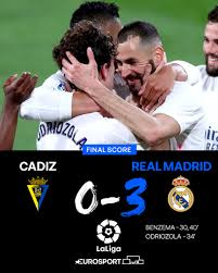 Real madrid page on flashscore.com offers livescore, results, standings and match details. Eurosport A Good Night S Work For Real Madrid As They Move Level On Points At The Top Of La Liga With Atletico Madrid Who Play Tomorrow Facebook