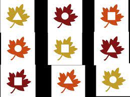 Shape Leaf Matching Game Fall Preschool Activities Fall Preschool Shapes Preschool