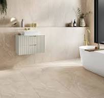Teide Ivory Stone Effect Anti Slip Matt Porcelain Tile