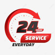 24 Hours Delivery Service Arrow 24 Hours Service Arrow Png And Vector With Transparent Background For Free Download 24 Hour Delivery 24 Hour Service Geometric Lines