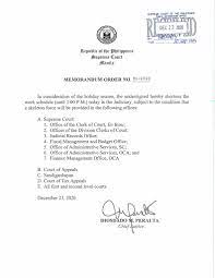 The administrative office of the united states courts (ao) is the administrative agency of the united states federal court system. Philippine Supreme Court Public Information Office On Twitter In Consideration Of The Holiday Season Chief Justice Diosdado M Peralta Shortens The Work Schedule Until 2pm Today December 23 2020 In The Judiciary