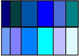If we need blue shades more closely related to specific types of water, or waters with geographic names, here they are: Picking A Garden Color Scheme Dave S Garden