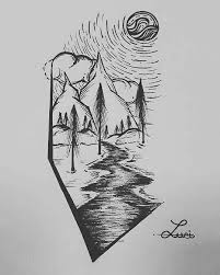 See more ideas about tattoo designs, simple tattoos, tattoos. Simple Tattoo Design Easy Drawing Tattoo Simple Mountains Simple Tattoo Designs Space Tattoo Simple Tattoos