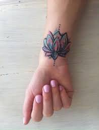 This subreddit is intended for posting your own personal tattoos, but also includes: Small Watercolor Lotus Flower Tattoo Wrist Tattoos For Women Flower Wrist Tattoos Wrist Tattoos