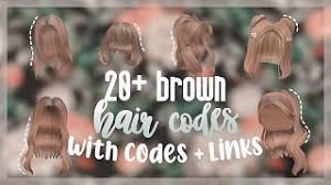 50+ aesthetic brown hair codes for bloxburg | roblox. Roblox Girl Hair Codes