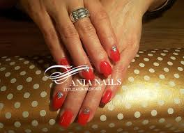 Ania Nails Stylizacja Paznokci Swiateczne Czerwone Paznokcie Zelowe