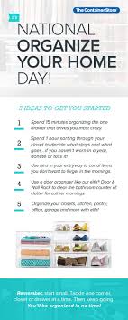It S National Organize Your Home Day Here Are 5 Ideas To Get You Started Organization Organization Solutions Organizing Challenges