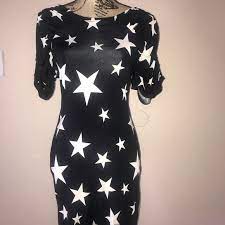 Dresses Navy Blue And White Star Dress Poshmark