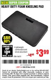 Heavy Duty Foam Kneeling Pad For 3 99 In 2020 Kneeling Pad Harbor Freight Tools Foam
