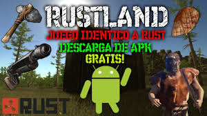 ¿estás preparado para la acción? Descargar Rust Para Android Rustland Juego Parecido A Rust Apk Youtube