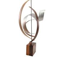 Solar Cycle Bent Wood Sculpture