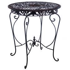 Auf gartentipps.com findest du viele tolle tipps für deinen garten. Gartentisch Tisch Garten Bistrotisch Eisen Antik Stil Gartenmobel Braun Aubaho