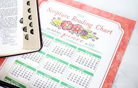 2018 Scripture Reading Chart The Crafting Chicks