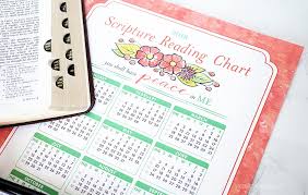 2017 Scripture Reading Chart The Crafting Chicks